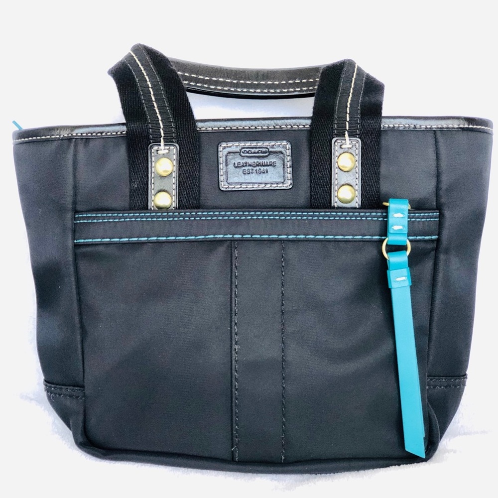 Coach hampton nylon tote bag